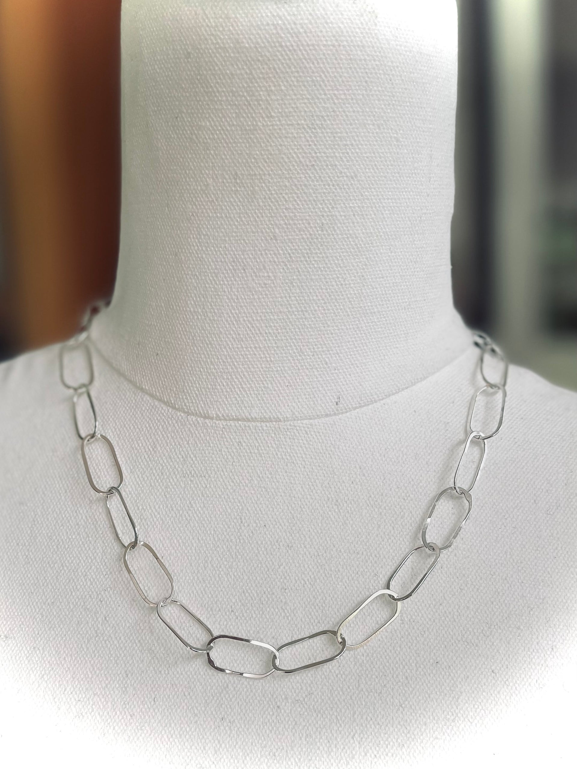 Bean handmade necklace chain