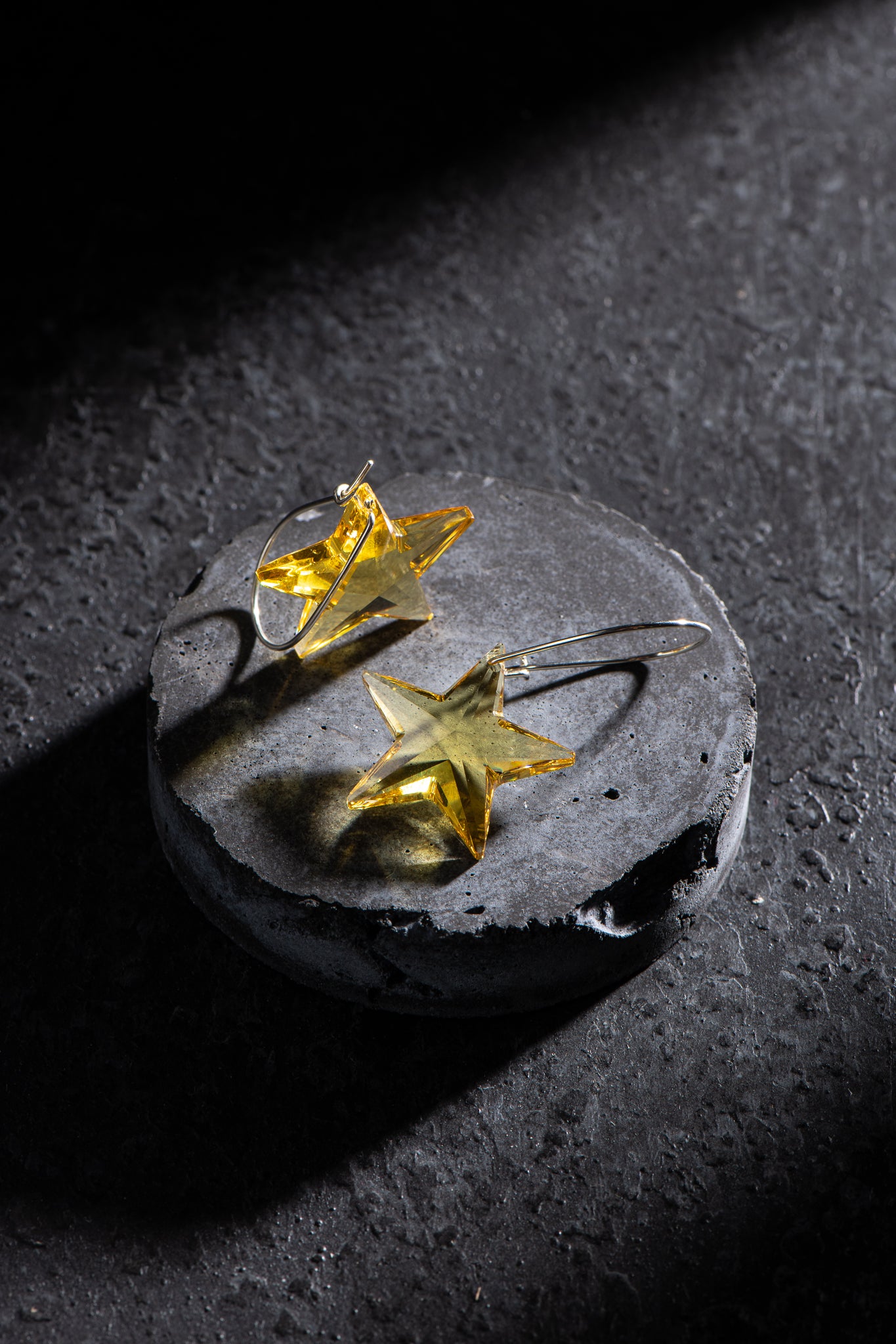 Crystal sales star earrings